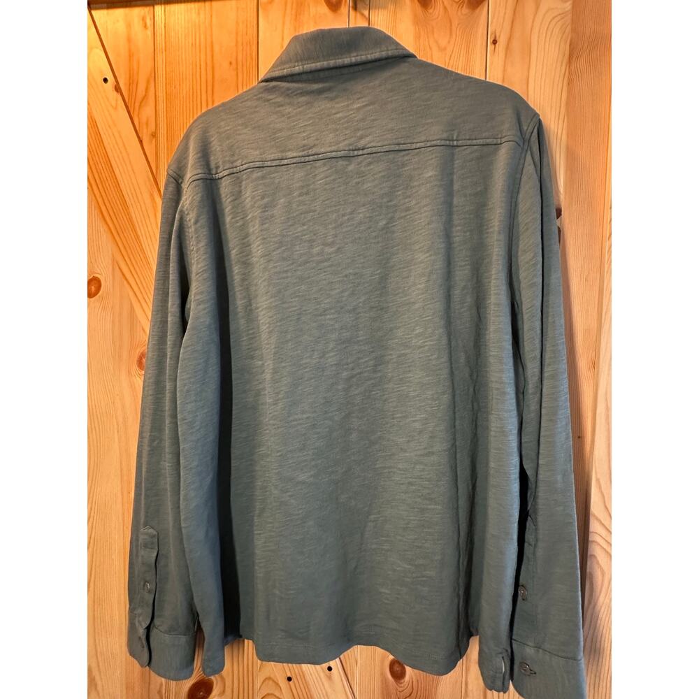 Todd Snyder Long-Sleeve Slub Jersey Camp Shirt - Size XL - Picture 4 of 12